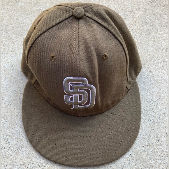 Men's New Era 59Fifty San Diego Padres Green Fitted Cap 6 7/8 MLB Baseball Field - Picture 3 of 11